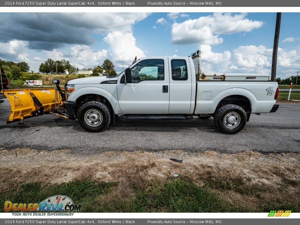 2014 Ford F250 Super Duty Lariat SuperCab 4x4 Oxford White / Black Photo #7