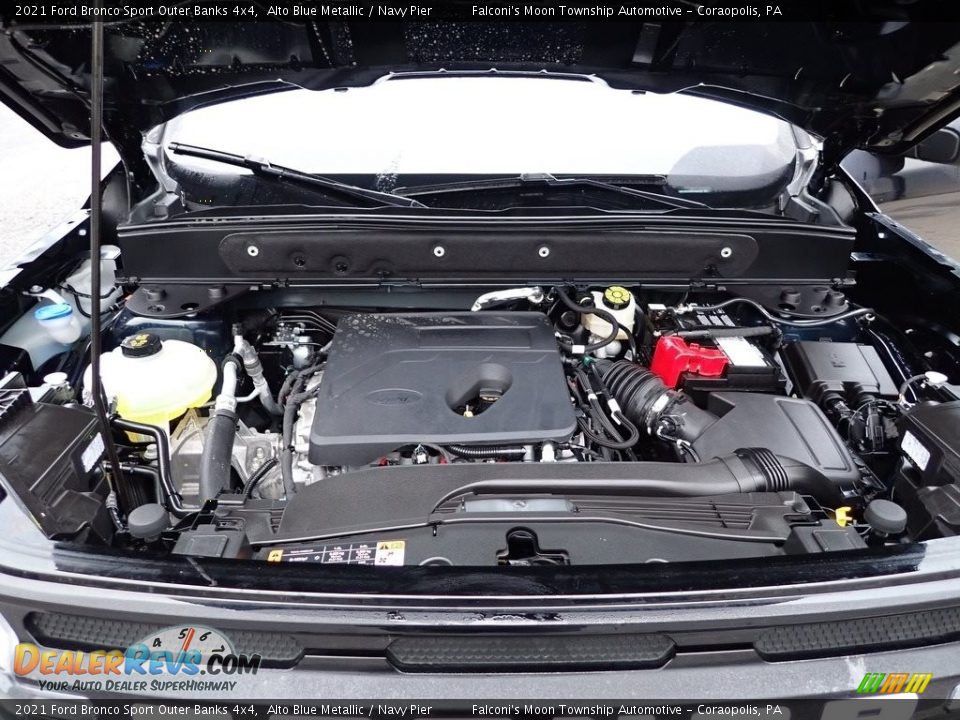 2021 Ford Bronco Sport Outer Banks 4x4 1.5 Liter Turbocharged DOHC 12-Valve Ti-VCT EcoBoost 3 Cylinder Engine Photo #30