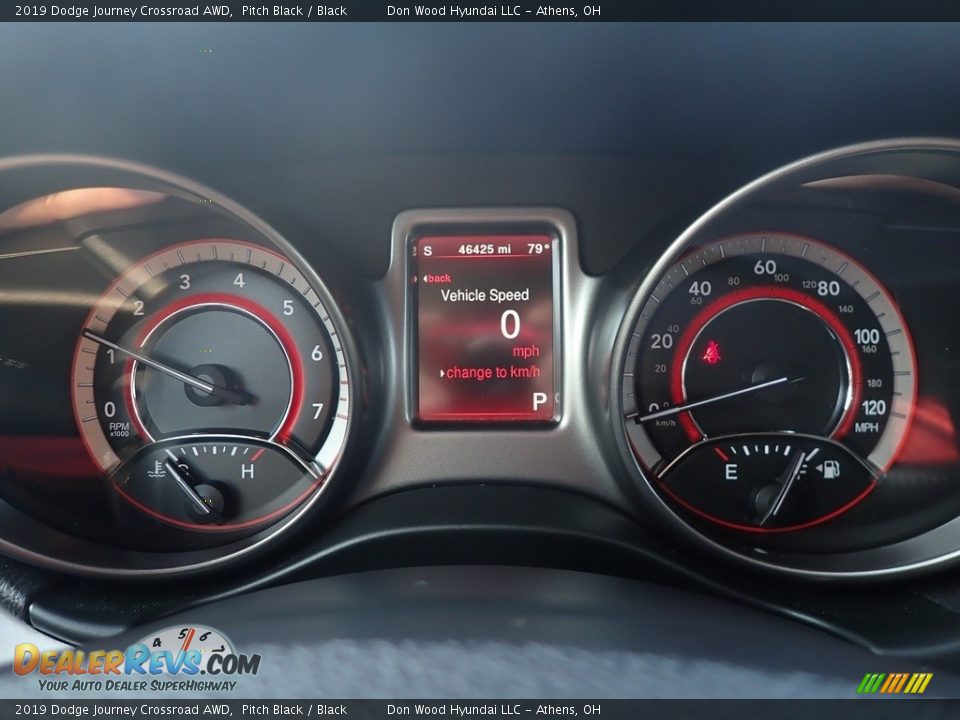 2019 Dodge Journey Crossroad AWD Pitch Black / Black Photo #28
