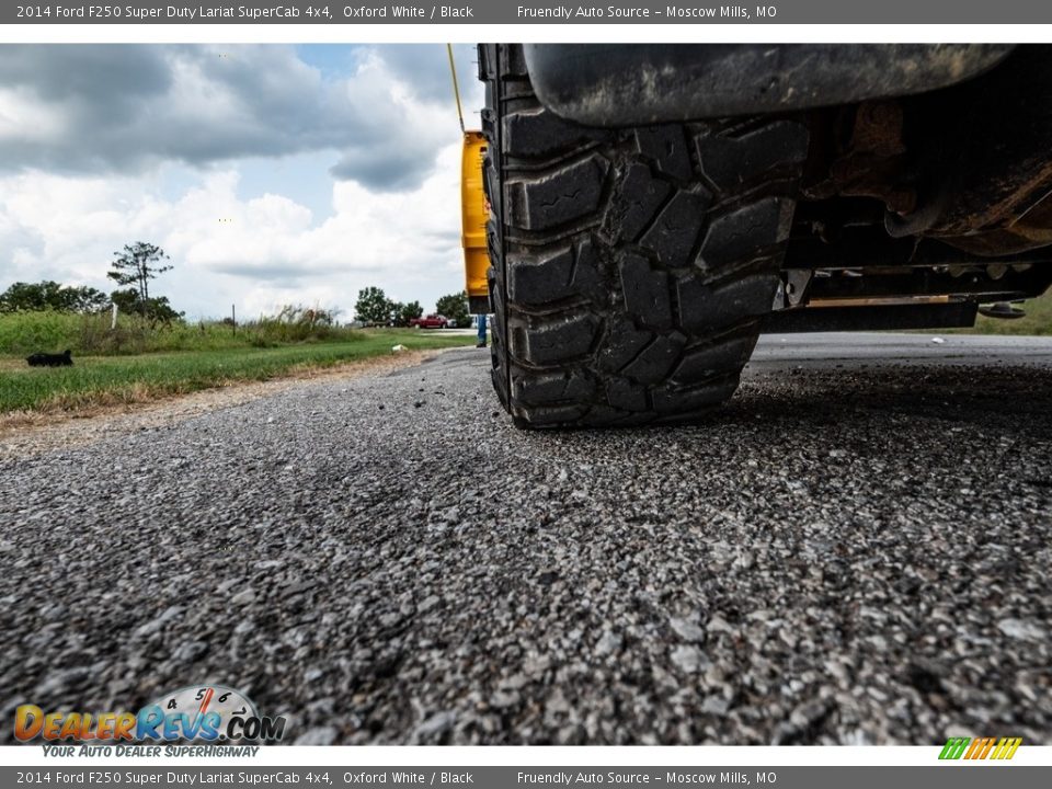 2014 Ford F250 Super Duty Lariat SuperCab 4x4 Oxford White / Black Photo #17