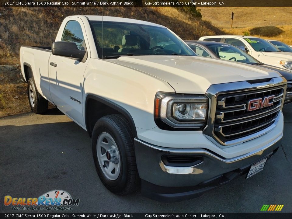 2017 GMC Sierra 1500 Regular Cab Summit White / Dark Ash/Jet Black Photo #1