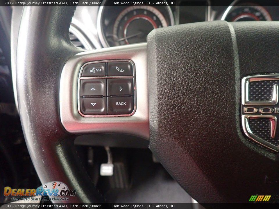 2019 Dodge Journey Crossroad AWD Pitch Black / Black Photo #29