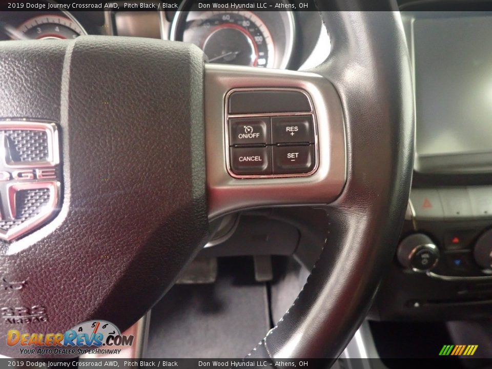 2019 Dodge Journey Crossroad AWD Pitch Black / Black Photo #30