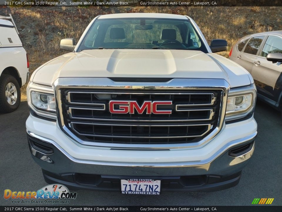 2017 GMC Sierra 1500 Regular Cab Summit White / Dark Ash/Jet Black Photo #2