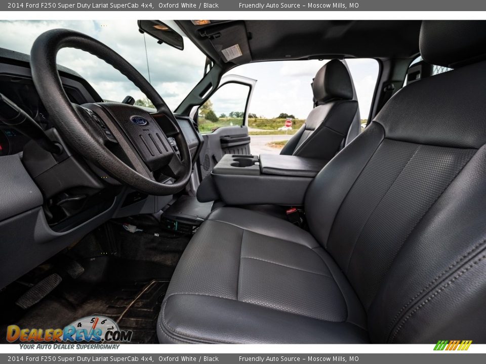 2014 Ford F250 Super Duty Lariat SuperCab 4x4 Oxford White / Black Photo #20
