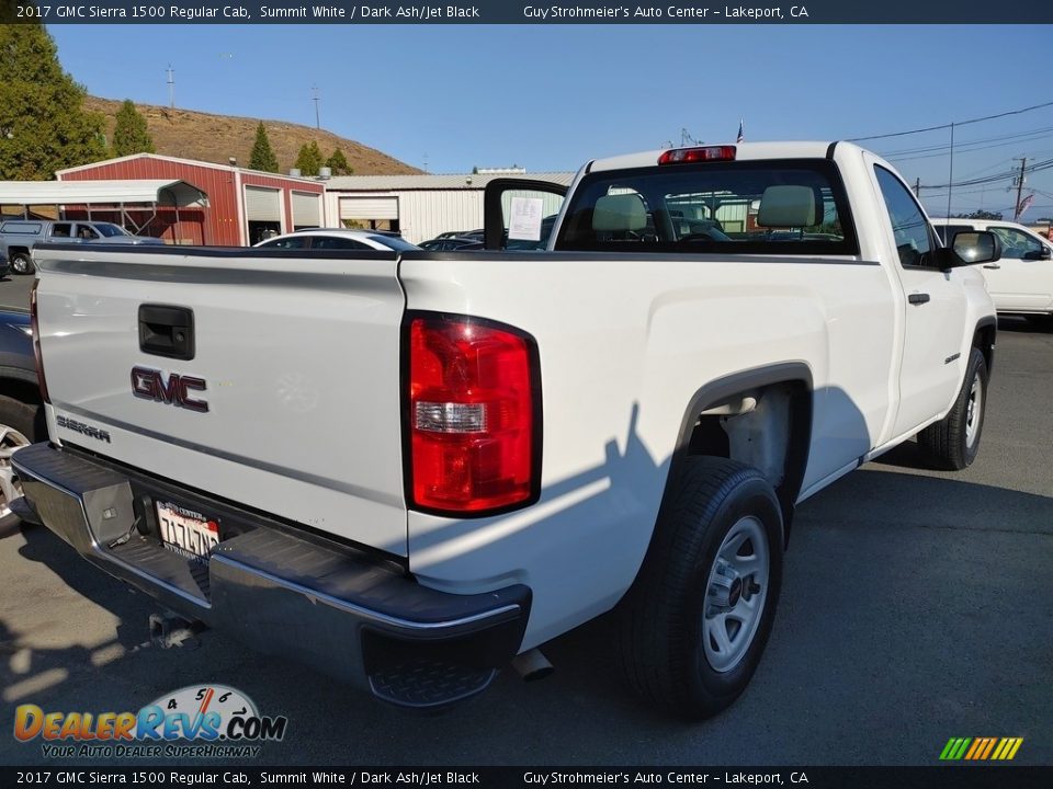 2017 GMC Sierra 1500 Regular Cab Summit White / Dark Ash/Jet Black Photo #6