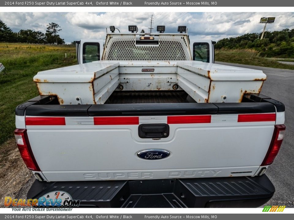 2014 Ford F250 Super Duty Lariat SuperCab 4x4 Oxford White / Black Photo #25