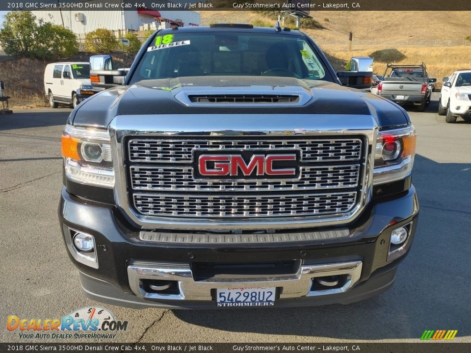 2018 GMC Sierra 3500HD Denali Crew Cab 4x4 Onyx Black / Jet Black Photo #2