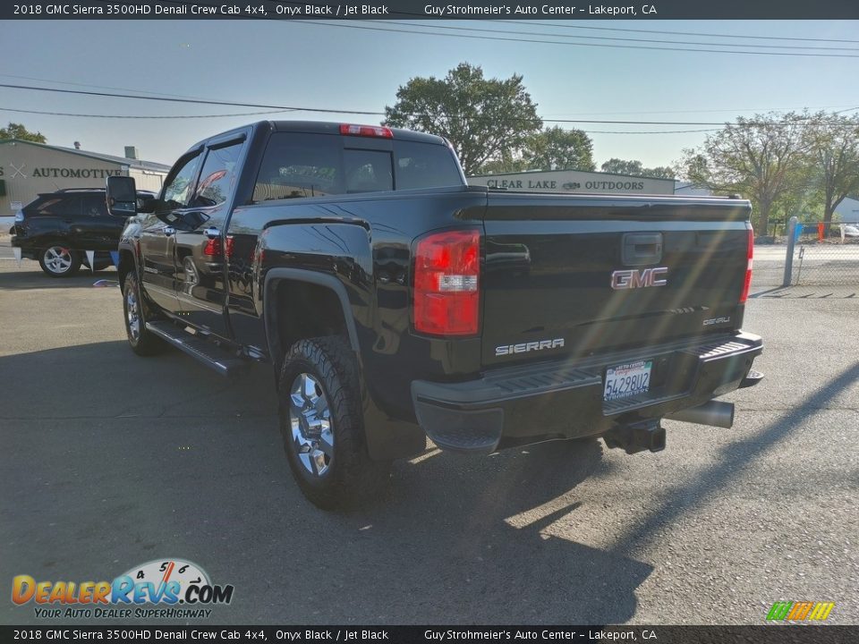 2018 GMC Sierra 3500HD Denali Crew Cab 4x4 Onyx Black / Jet Black Photo #4