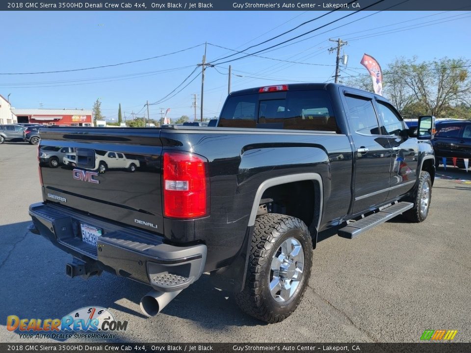 2018 GMC Sierra 3500HD Denali Crew Cab 4x4 Onyx Black / Jet Black Photo #6