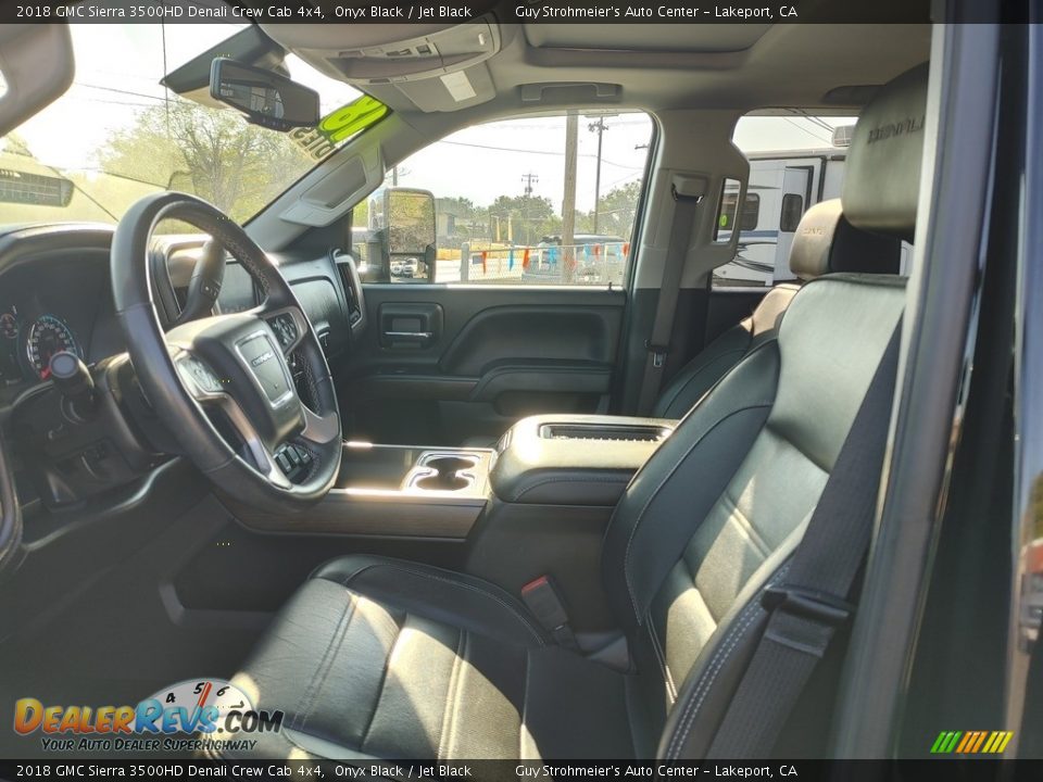 Front Seat of 2018 GMC Sierra 3500HD Denali Crew Cab 4x4 Photo #7