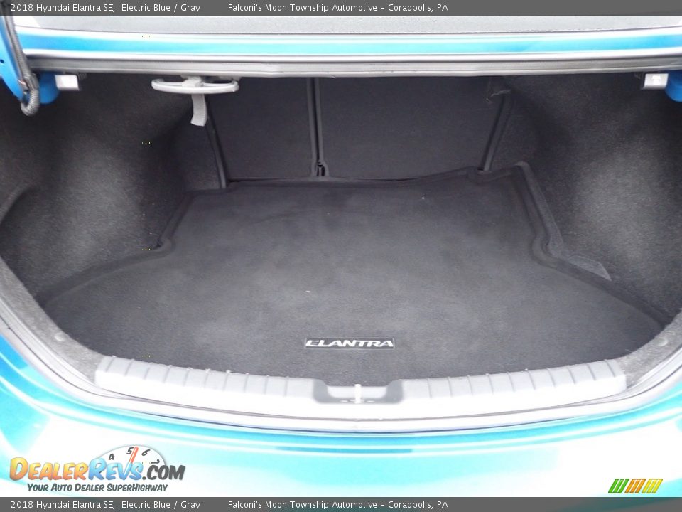 2018 Hyundai Elantra SE Electric Blue / Gray Photo #21