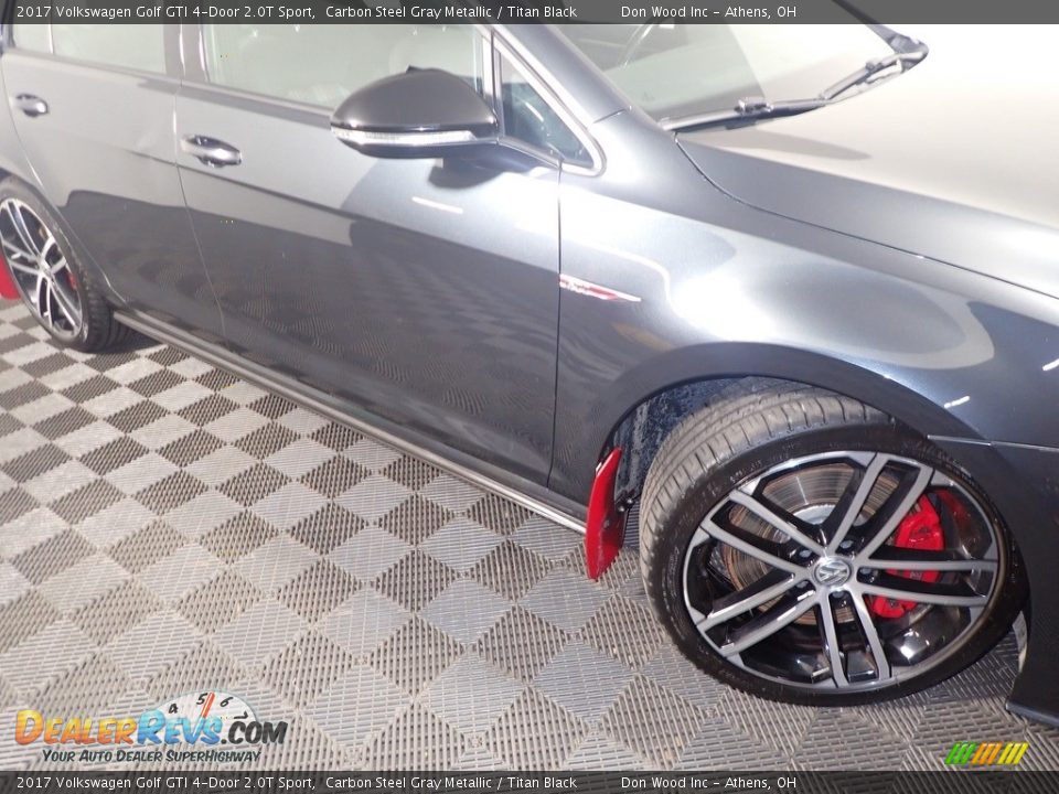 2017 Volkswagen Golf GTI 4-Door 2.0T Sport Carbon Steel Gray Metallic / Titan Black Photo #4