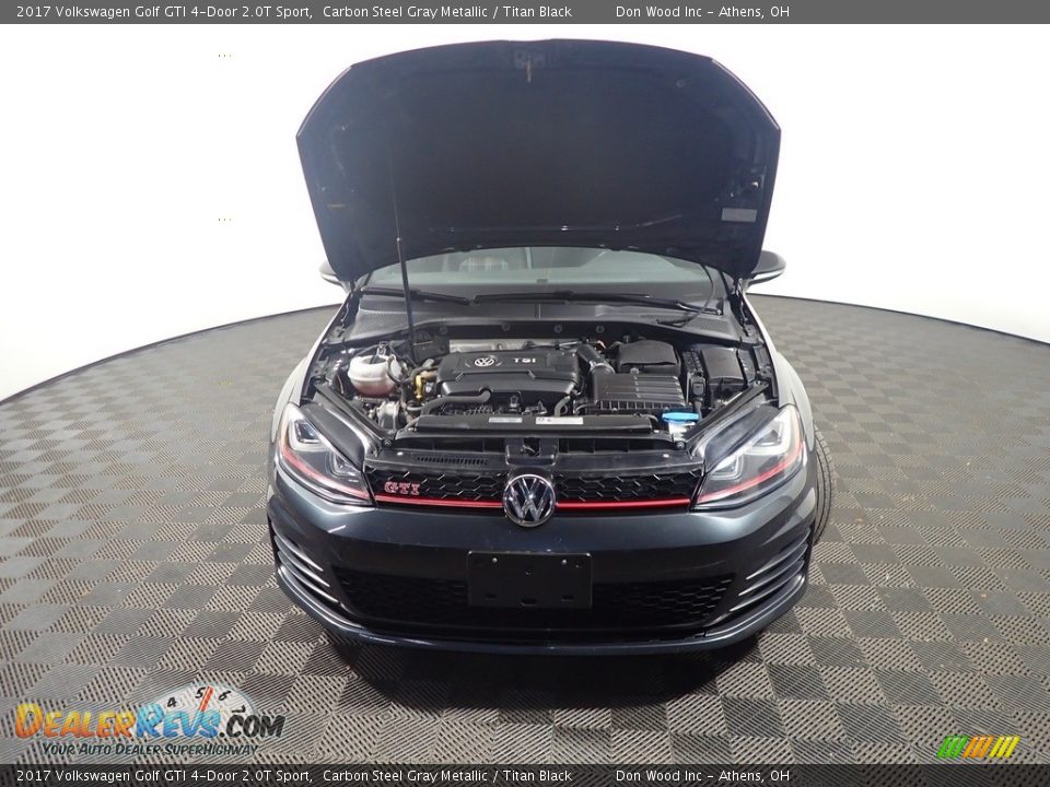 2017 Volkswagen Golf GTI 4-Door 2.0T Sport Carbon Steel Gray Metallic / Titan Black Photo #6