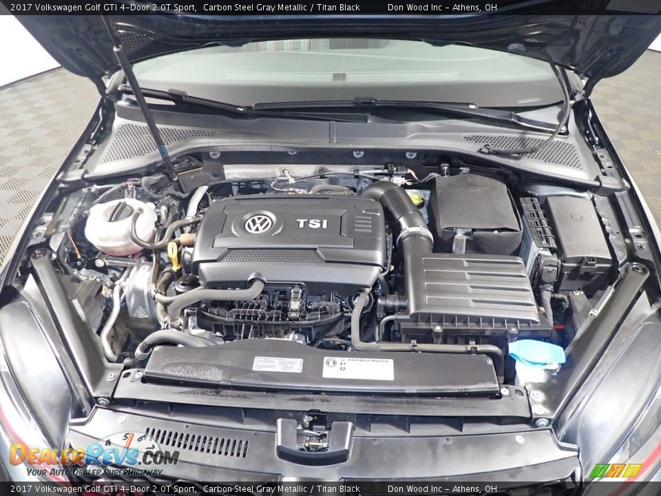 2017 Volkswagen Golf GTI 4-Door 2.0T Sport Carbon Steel Gray Metallic / Titan Black Photo #7