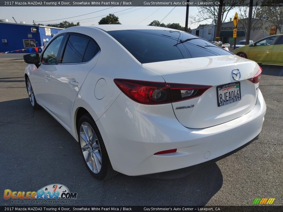 2017 Mazda MAZDA3 Touring 4 Door Snowflake White Pearl Mica / Black Photo #4