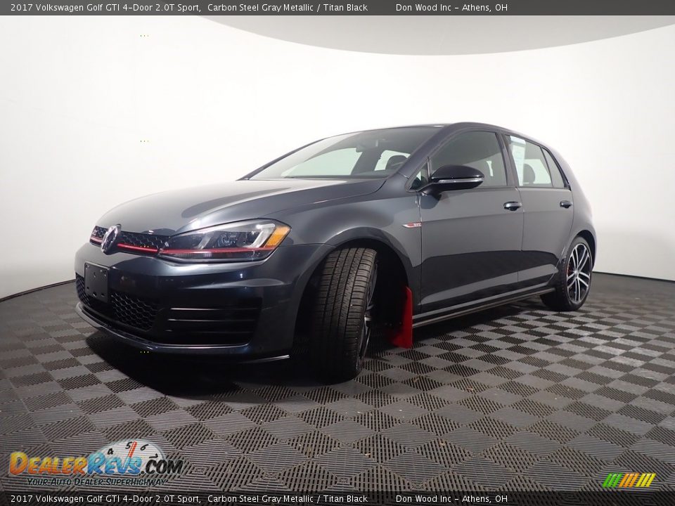 2017 Volkswagen Golf GTI 4-Door 2.0T Sport Carbon Steel Gray Metallic / Titan Black Photo #8