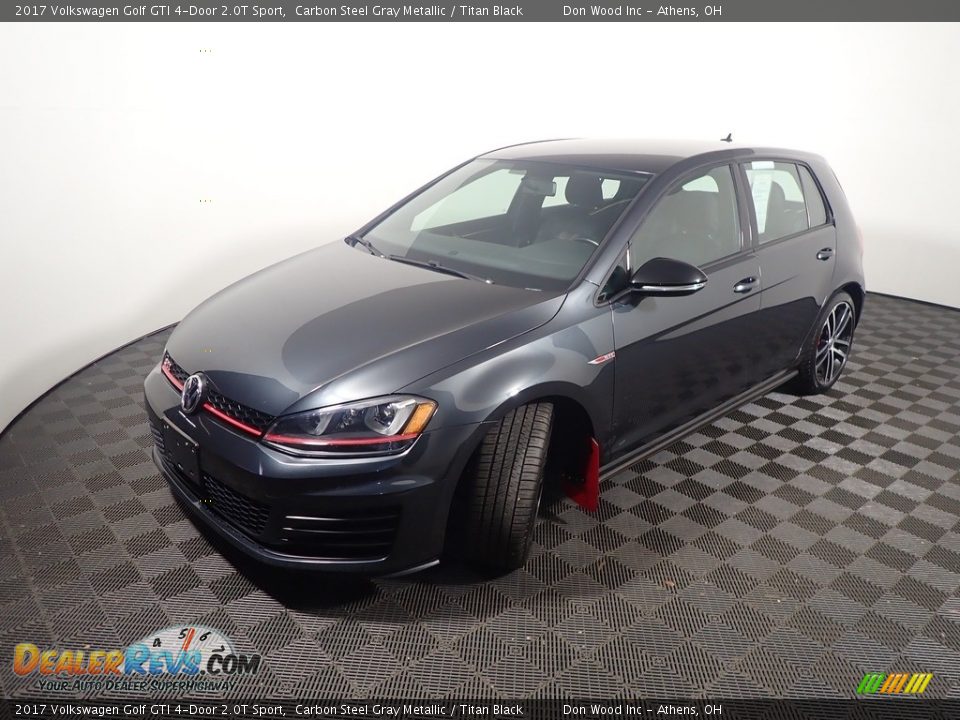 2017 Volkswagen Golf GTI 4-Door 2.0T Sport Carbon Steel Gray Metallic / Titan Black Photo #9