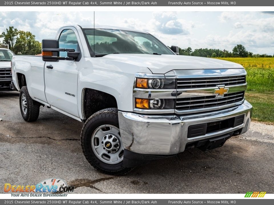 2015 Chevrolet Silverado 2500HD WT Regular Cab 4x4 Summit White / Jet Black/Dark Ash Photo #1