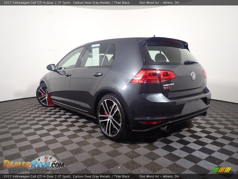 2017 Volkswagen Golf GTI 4-Door 2.0T Sport Carbon Steel Gray Metallic / Titan Black Photo #11
