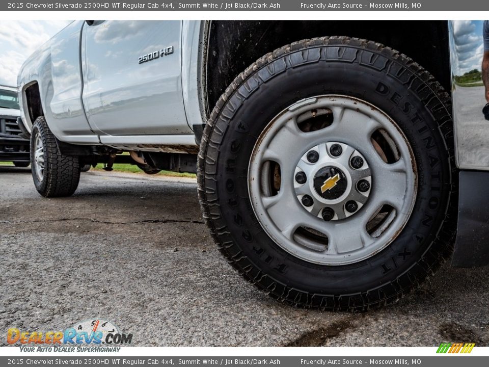 2015 Chevrolet Silverado 2500HD WT Regular Cab 4x4 Summit White / Jet Black/Dark Ash Photo #2