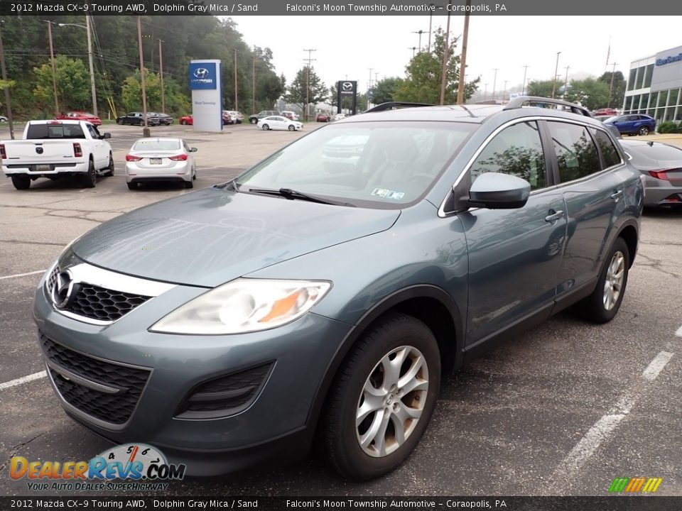 2012 Mazda CX-9 Touring AWD Dolphin Gray Mica / Sand Photo #1