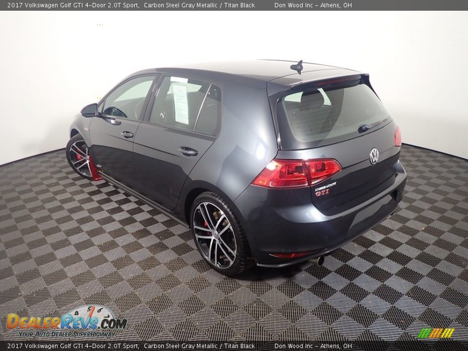 2017 Volkswagen Golf GTI 4-Door 2.0T Sport Carbon Steel Gray Metallic / Titan Black Photo #12