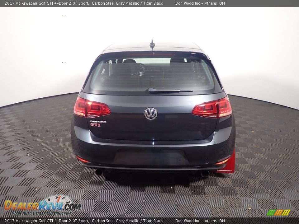 2017 Volkswagen Golf GTI 4-Door 2.0T Sport Carbon Steel Gray Metallic / Titan Black Photo #13