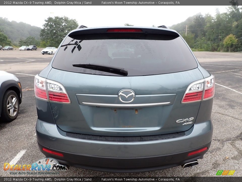 2012 Mazda CX-9 Touring AWD Dolphin Gray Mica / Sand Photo #3