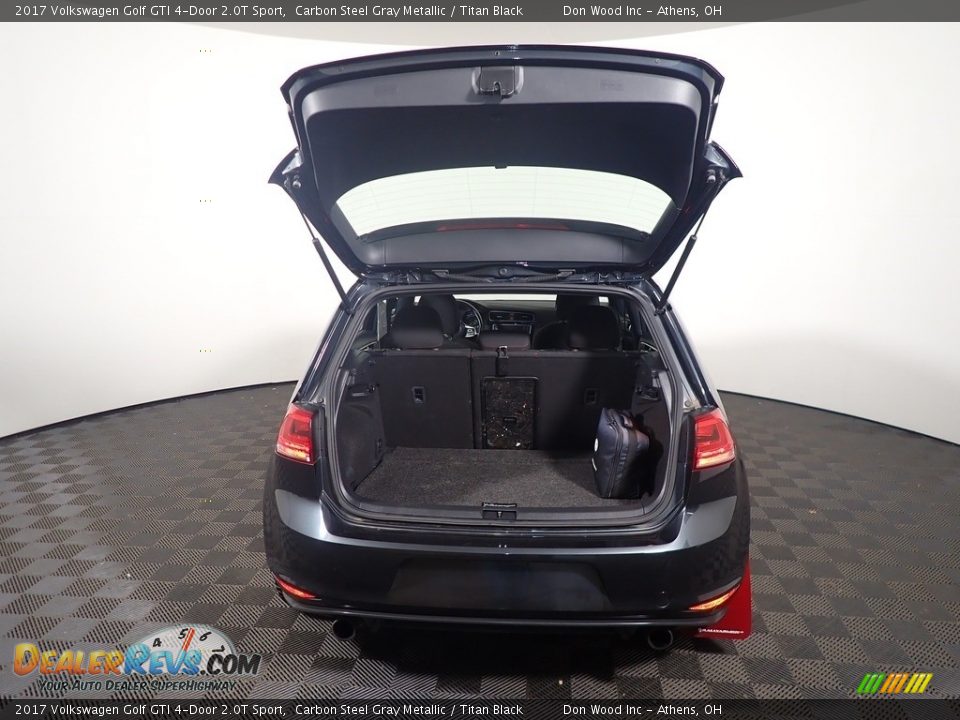 2017 Volkswagen Golf GTI 4-Door 2.0T Sport Carbon Steel Gray Metallic / Titan Black Photo #14