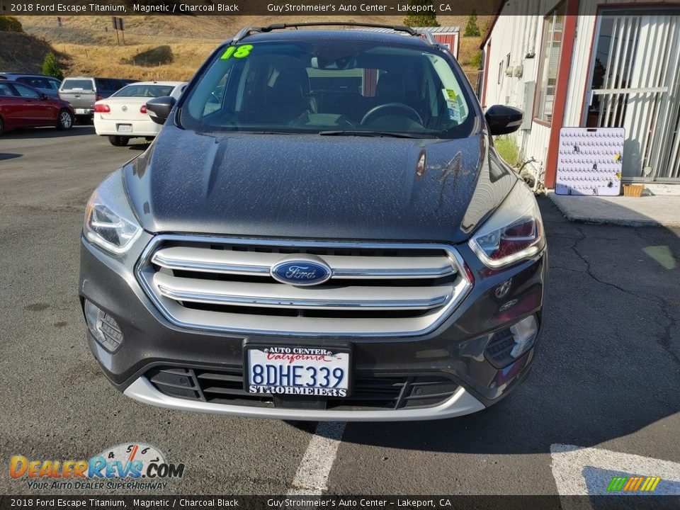 2018 Ford Escape Titanium Magnetic / Charcoal Black Photo #2