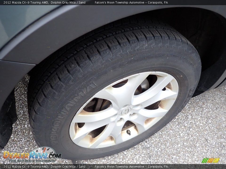 2012 Mazda CX-9 Touring AWD Dolphin Gray Mica / Sand Photo #5