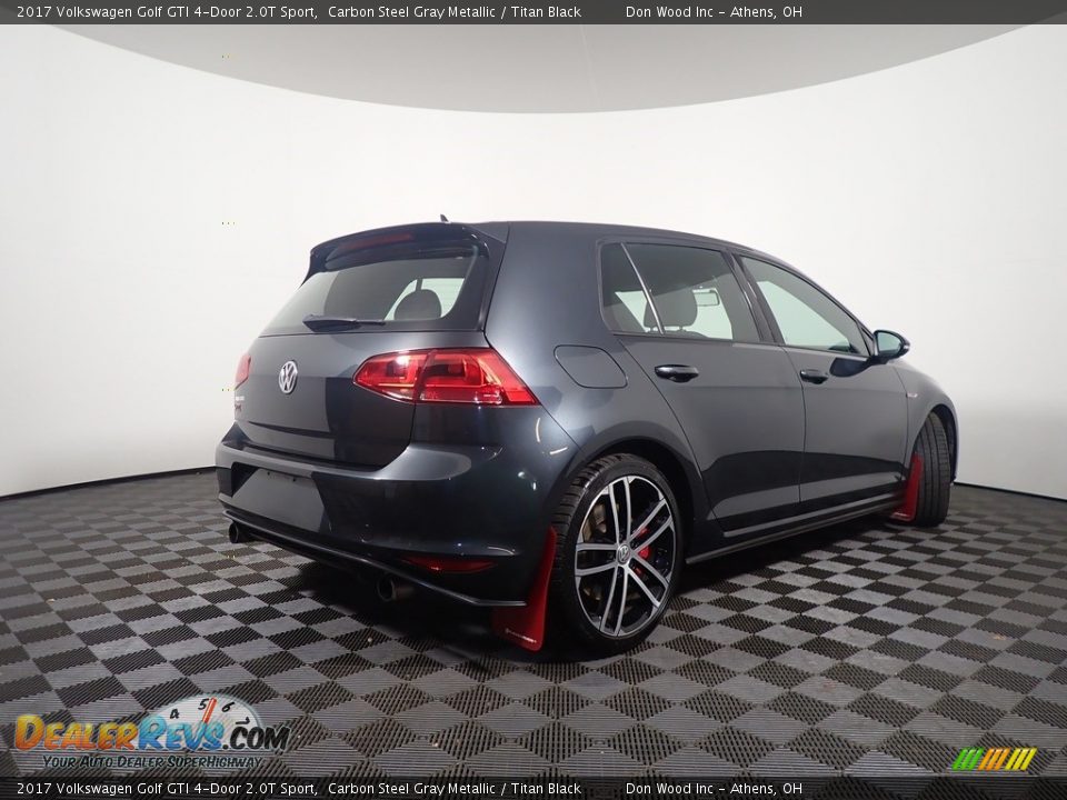 2017 Volkswagen Golf GTI 4-Door 2.0T Sport Carbon Steel Gray Metallic / Titan Black Photo #16