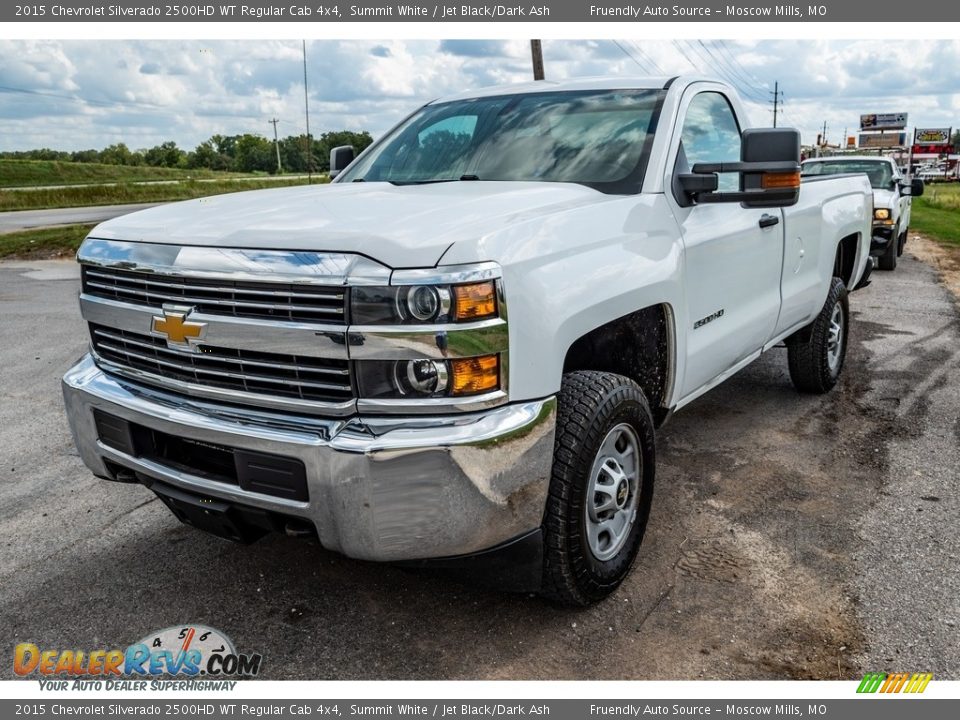 2015 Chevrolet Silverado 2500HD WT Regular Cab 4x4 Summit White / Jet Black/Dark Ash Photo #8