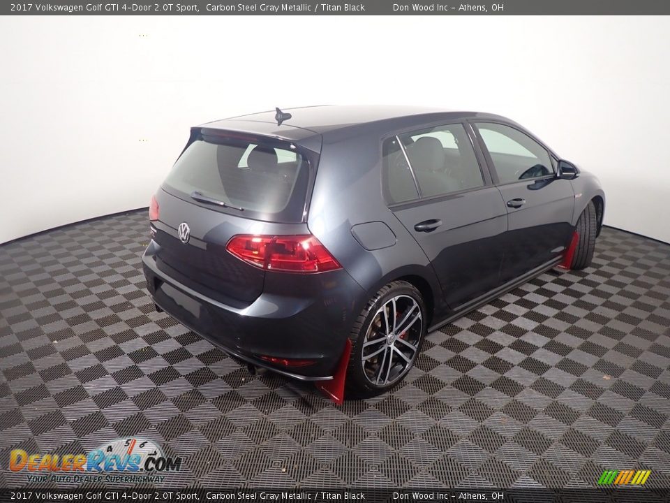 2017 Volkswagen Golf GTI 4-Door 2.0T Sport Carbon Steel Gray Metallic / Titan Black Photo #17