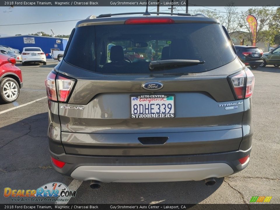 2018 Ford Escape Titanium Magnetic / Charcoal Black Photo #5