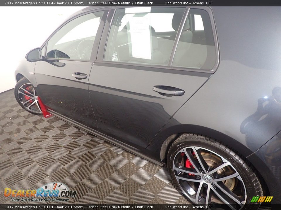 2017 Volkswagen Golf GTI 4-Door 2.0T Sport Carbon Steel Gray Metallic / Titan Black Photo #18
