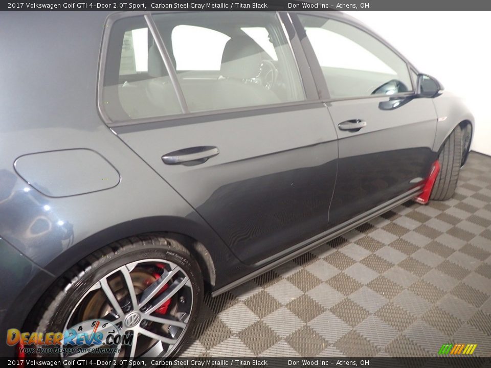 2017 Volkswagen Golf GTI 4-Door 2.0T Sport Carbon Steel Gray Metallic / Titan Black Photo #19
