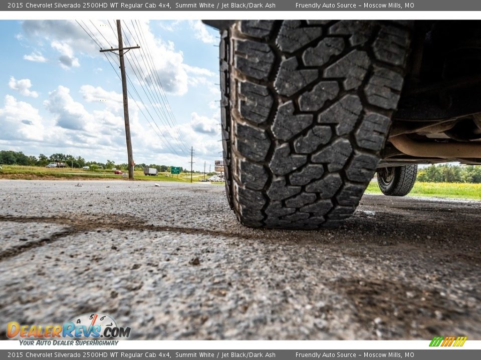 2015 Chevrolet Silverado 2500HD WT Regular Cab 4x4 Summit White / Jet Black/Dark Ash Photo #11