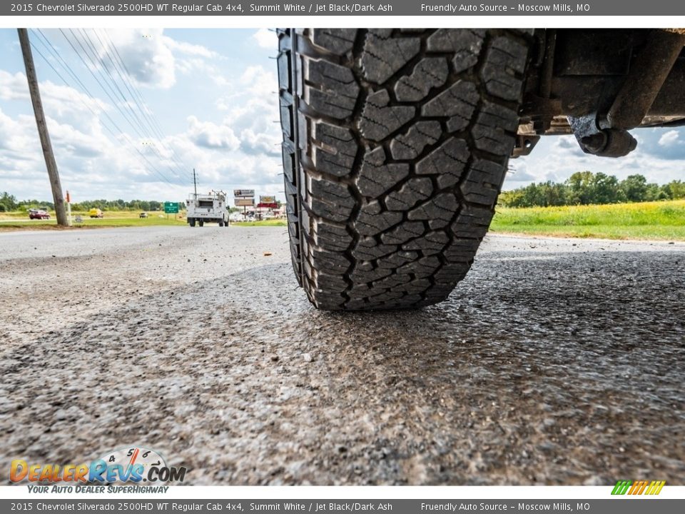 2015 Chevrolet Silverado 2500HD WT Regular Cab 4x4 Summit White / Jet Black/Dark Ash Photo #12