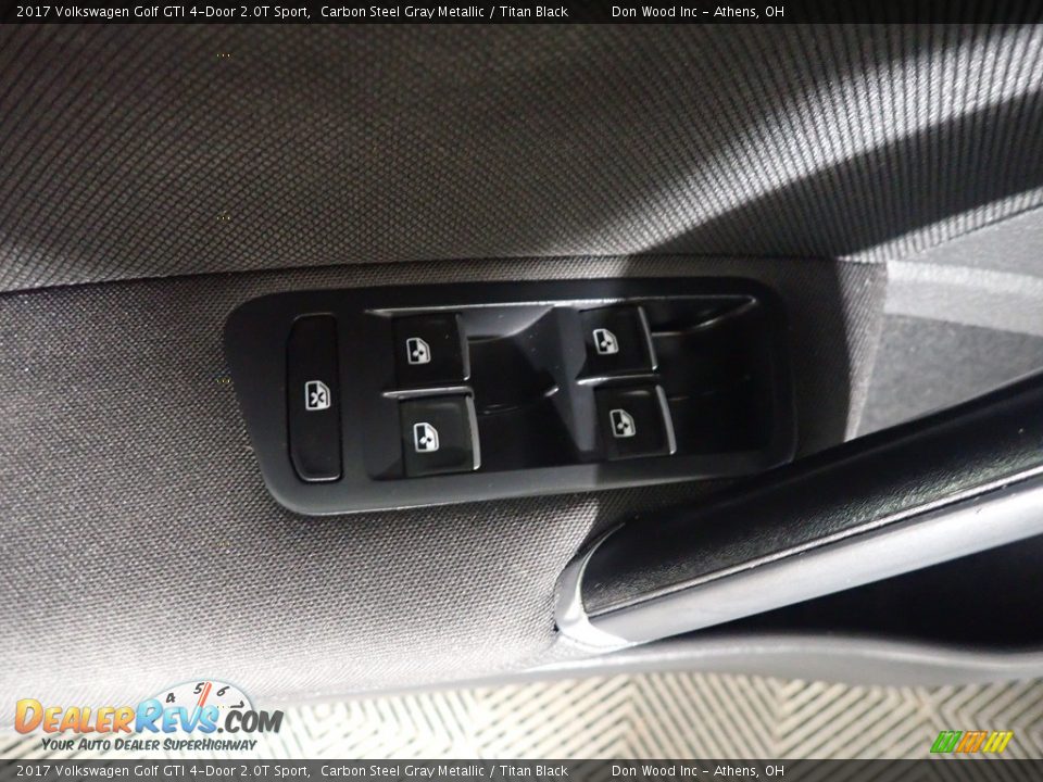 2017 Volkswagen Golf GTI 4-Door 2.0T Sport Carbon Steel Gray Metallic / Titan Black Photo #21