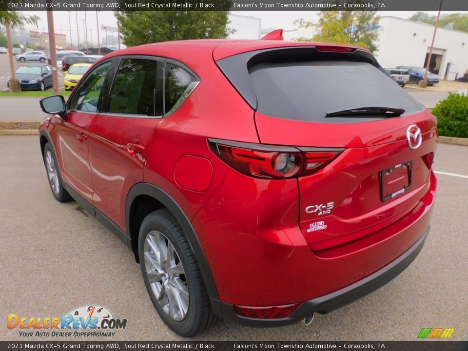 2021 Mazda CX-5 Grand Touring AWD Soul Red Crystal Metallic / Black Photo #5