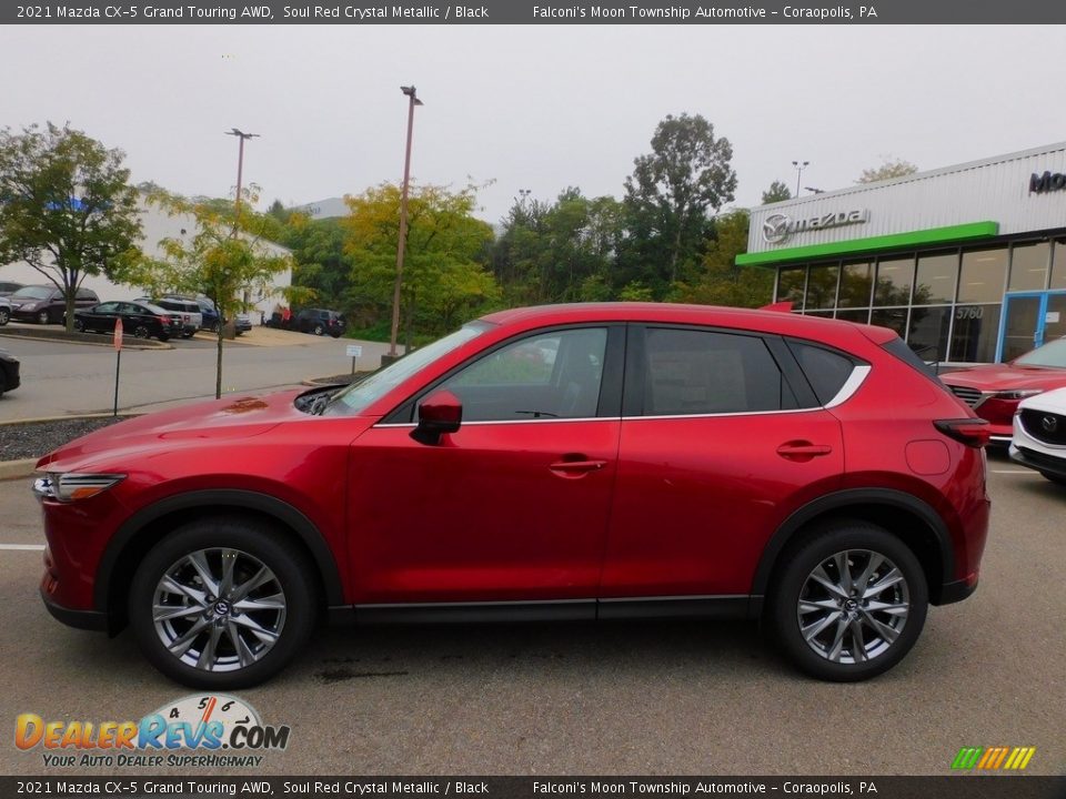 2021 Mazda CX-5 Grand Touring AWD Soul Red Crystal Metallic / Black Photo #6