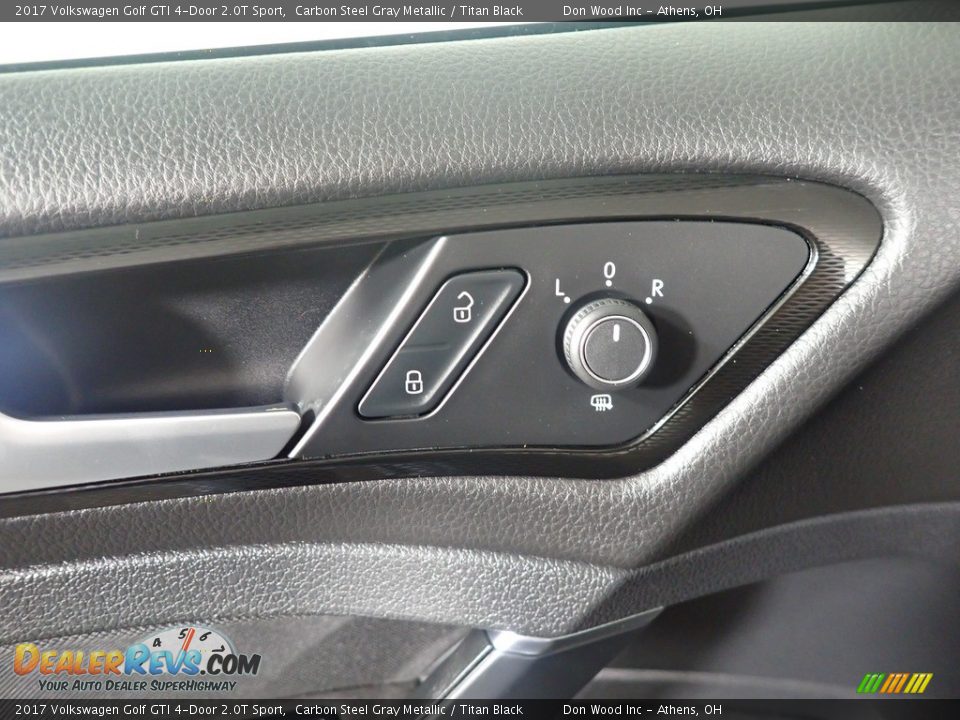 2017 Volkswagen Golf GTI 4-Door 2.0T Sport Carbon Steel Gray Metallic / Titan Black Photo #22