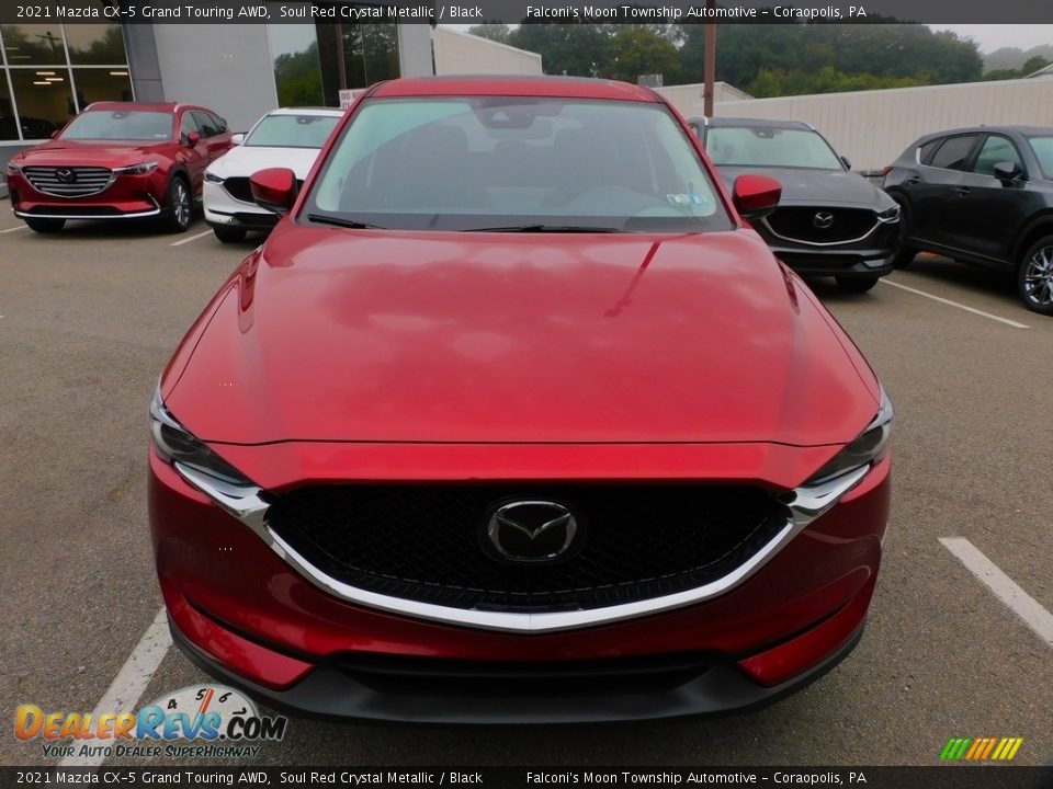 2021 Mazda CX-5 Grand Touring AWD Soul Red Crystal Metallic / Black Photo #8