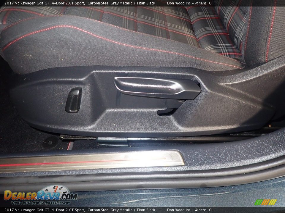 2017 Volkswagen Golf GTI 4-Door 2.0T Sport Carbon Steel Gray Metallic / Titan Black Photo #24