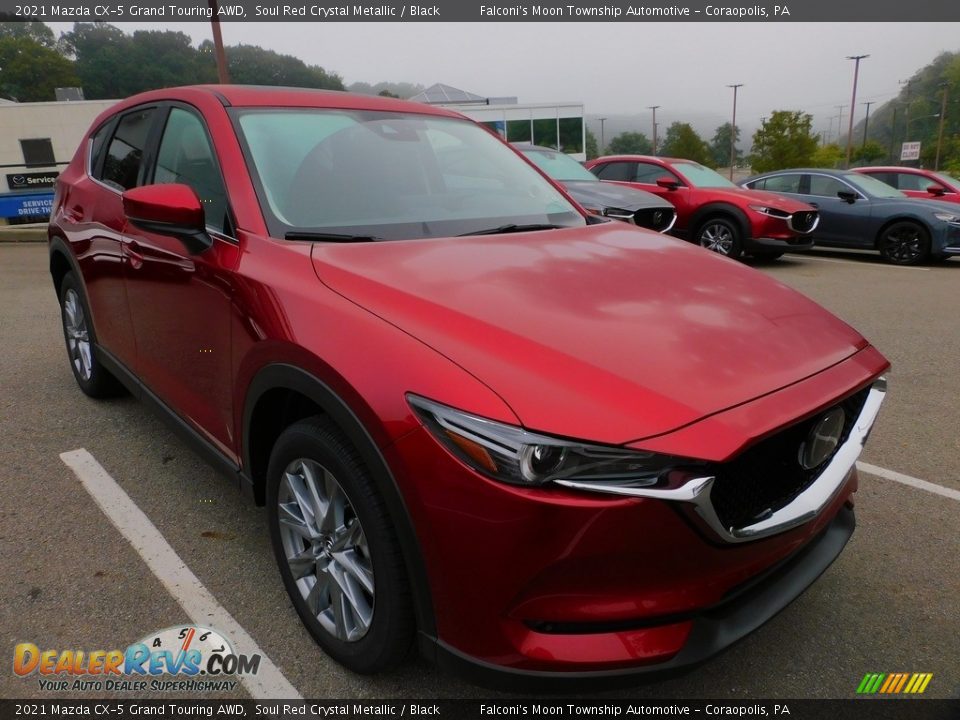 2021 Mazda CX-5 Grand Touring AWD Soul Red Crystal Metallic / Black Photo #9