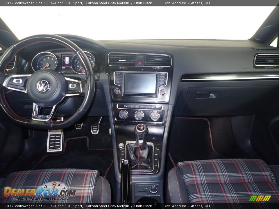2017 Volkswagen Golf GTI 4-Door 2.0T Sport Carbon Steel Gray Metallic / Titan Black Photo #26