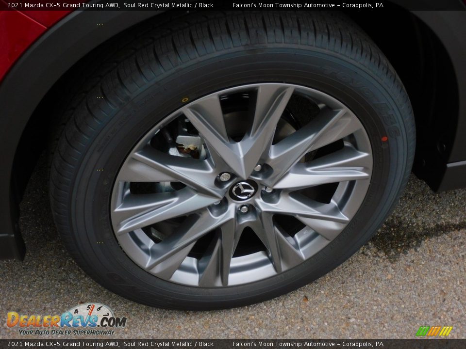 2021 Mazda CX-5 Grand Touring AWD Soul Red Crystal Metallic / Black Photo #10