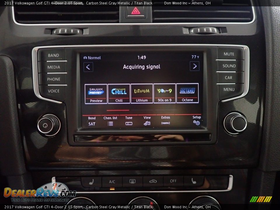 2017 Volkswagen Golf GTI 4-Door 2.0T Sport Carbon Steel Gray Metallic / Titan Black Photo #27